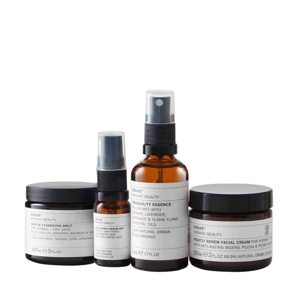 Evolve Beauty Gift / bundle Nightly Renew Facial Ritual Kit