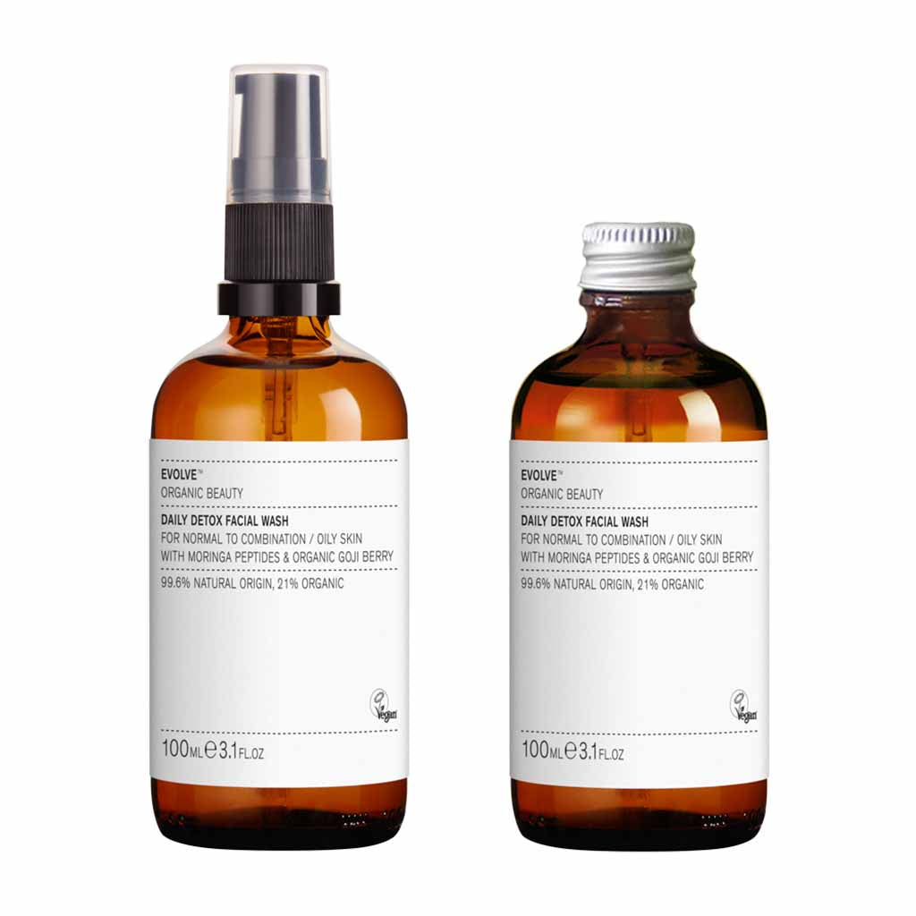 Evolve Skincare Daily Detox Facial Wash Refill Duo