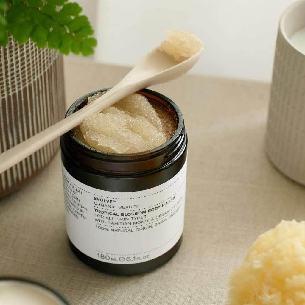 Evolve Organic Beauty Body Exfoliator Tropical Blossom Body Polish