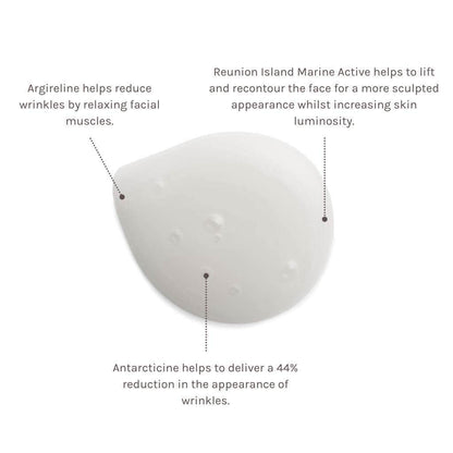 product swatch of evolve organic skincare lifting serum