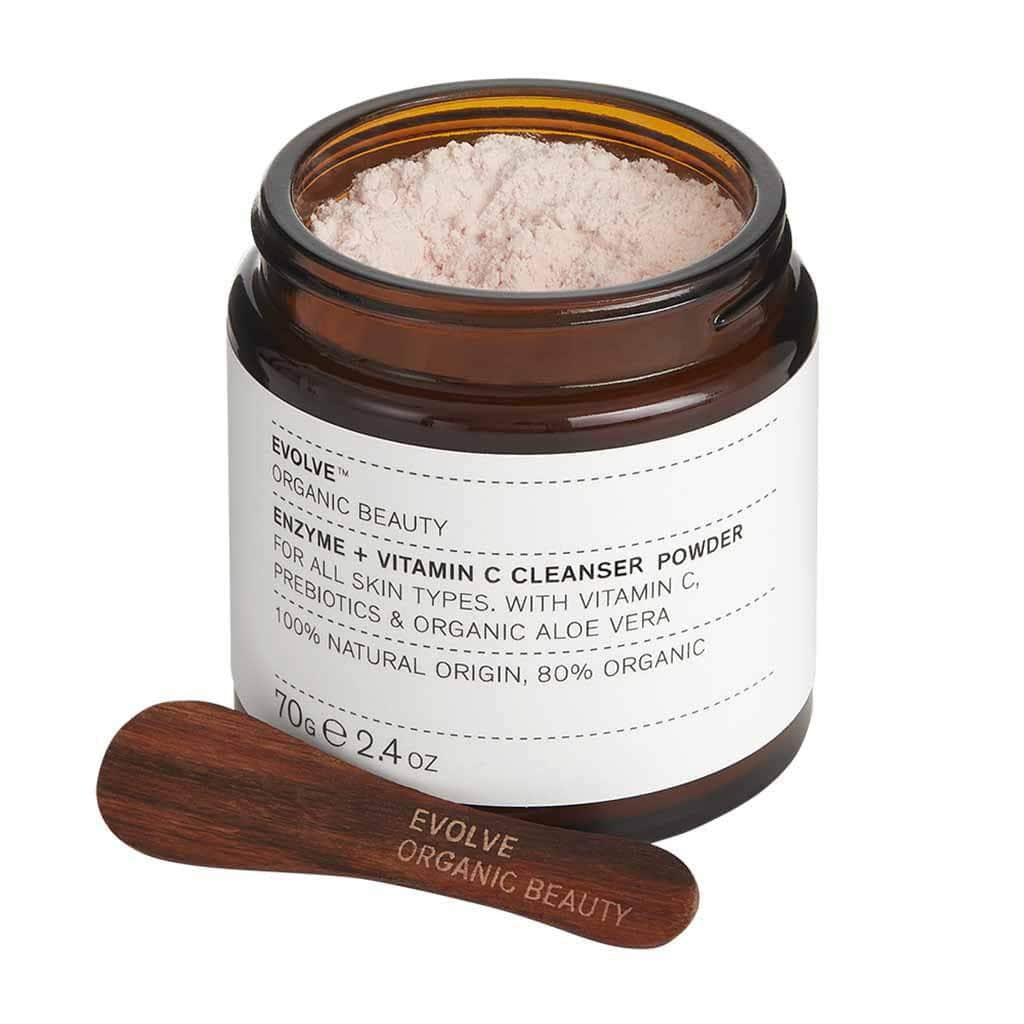 Evolve Organic Beauty Moisturiser Enzyme + Vitamin C Cleanser Powder